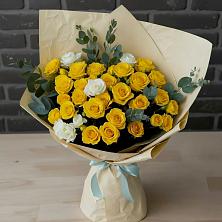 Букет цветов из:  Розы в Камень-Рыболове