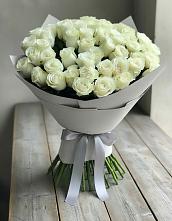 Букет 35 Белых роз в Камень-Рыболове