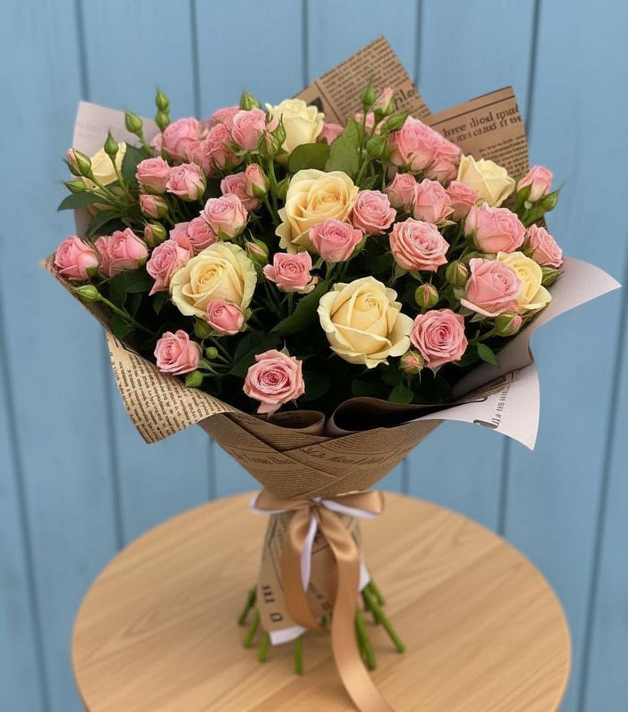 Букет цветов из: Розы в Камень-Рыболове