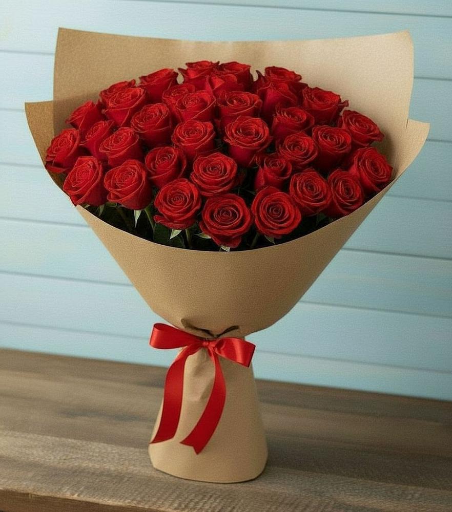 Букет Красные розы Милано в Камень-Рыболове