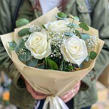 Букет цветов из:  Розы в Камень-Рыболове