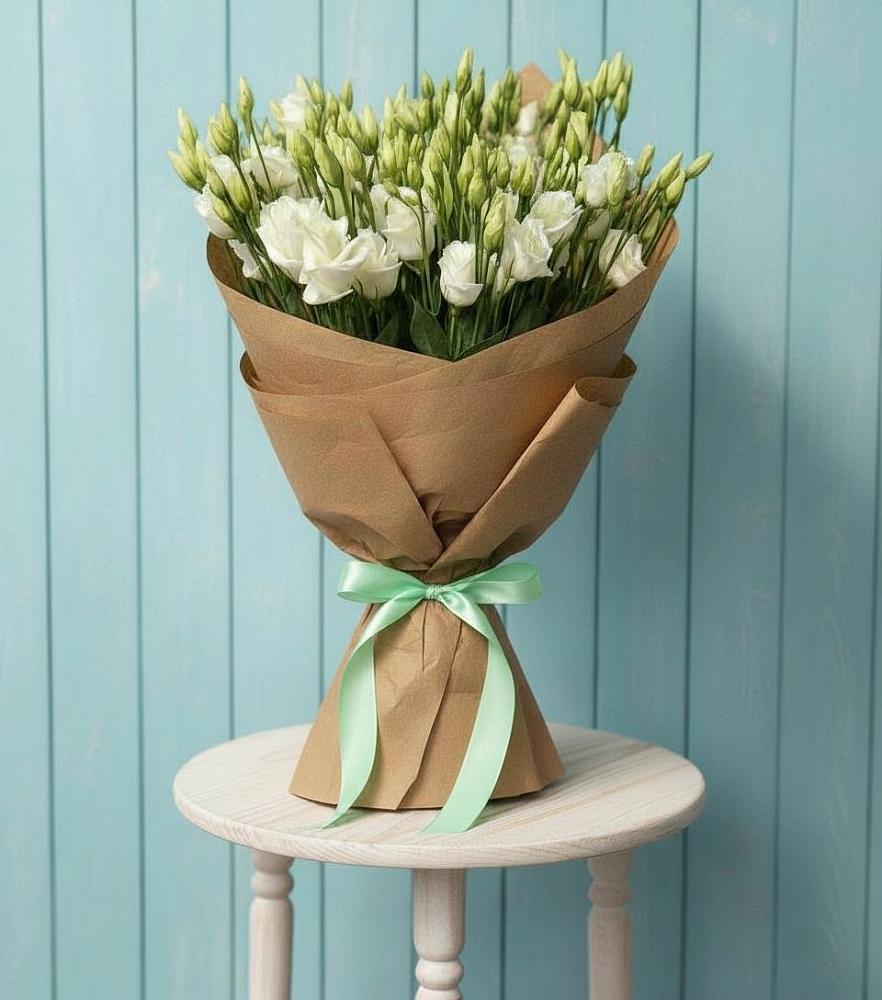 Букет цветов из: Лизиантусы в Камень-Рыболове