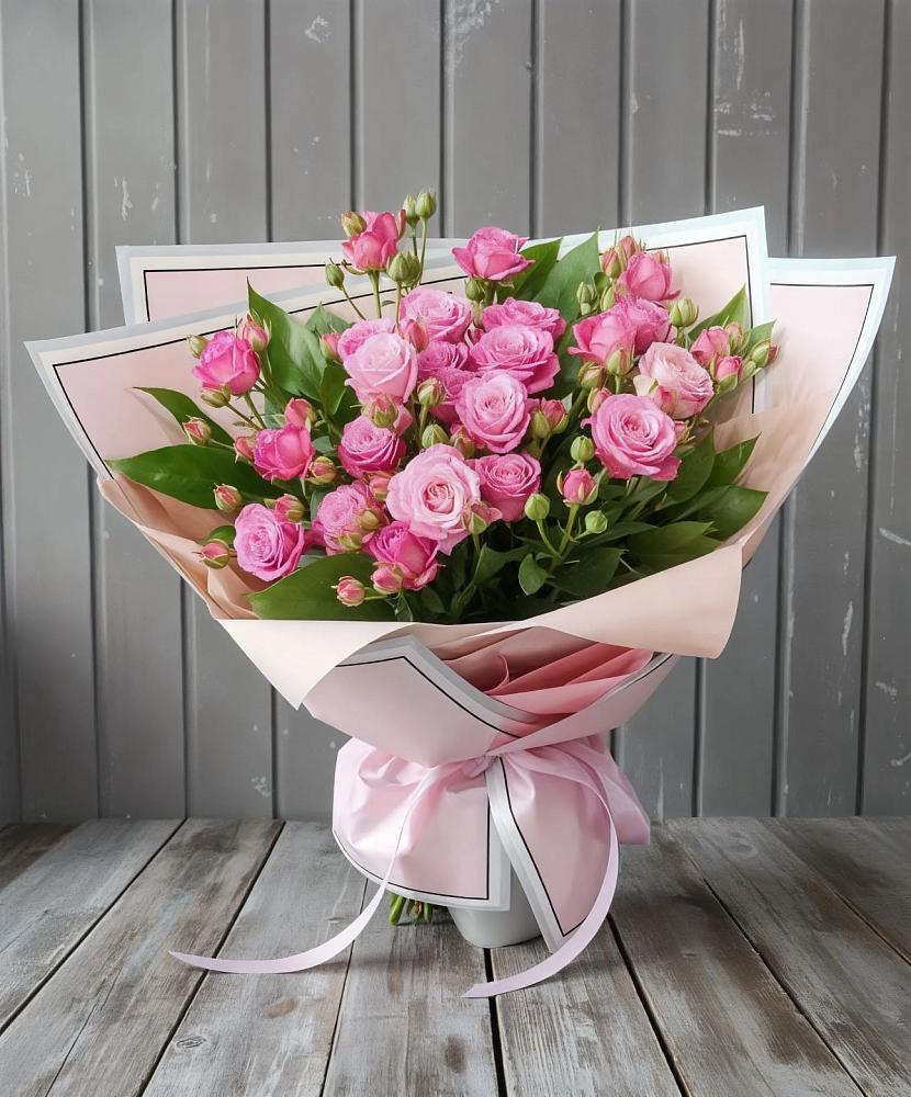 Букет Розовый кустик в Камень-Рыболове