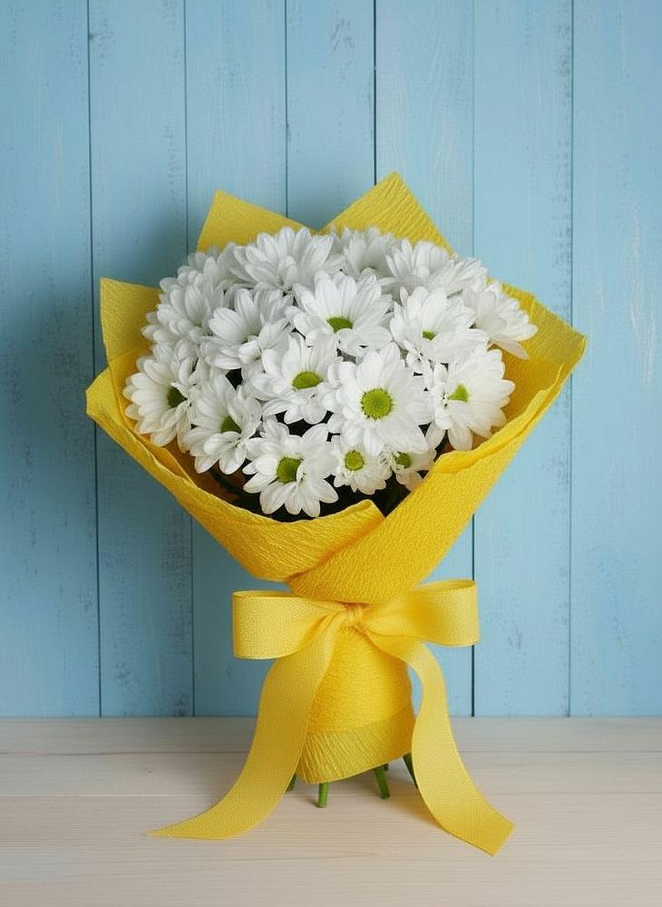 Букет цветов из: Хризантемы в Камень-Рыболове