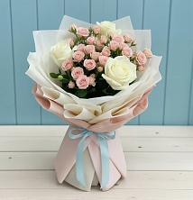 Букет цветов из:  Розы в Камень-Рыболове