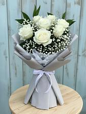 Букет цветов из:  Розы в Камень-Рыболове