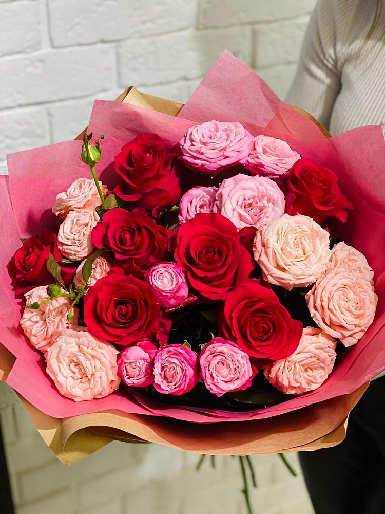 Букет цветов из: Розы в Камень-Рыболове