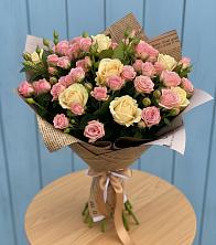 Букет цветов из:  Розы в Камень-Рыболове