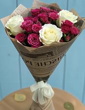 Букет цветов из:  Розы #REPLACE_PRED# Камень-Рыболове