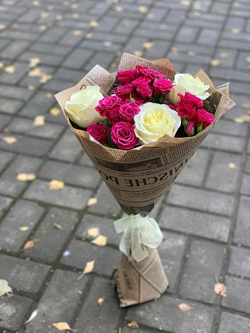 Букет цветов из: Розы в Камень-Рыболове