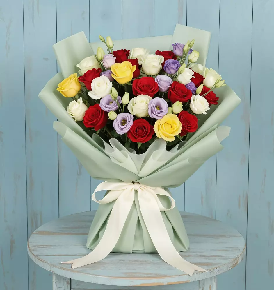 Букет цветов из: Розы в Камень-Рыболове