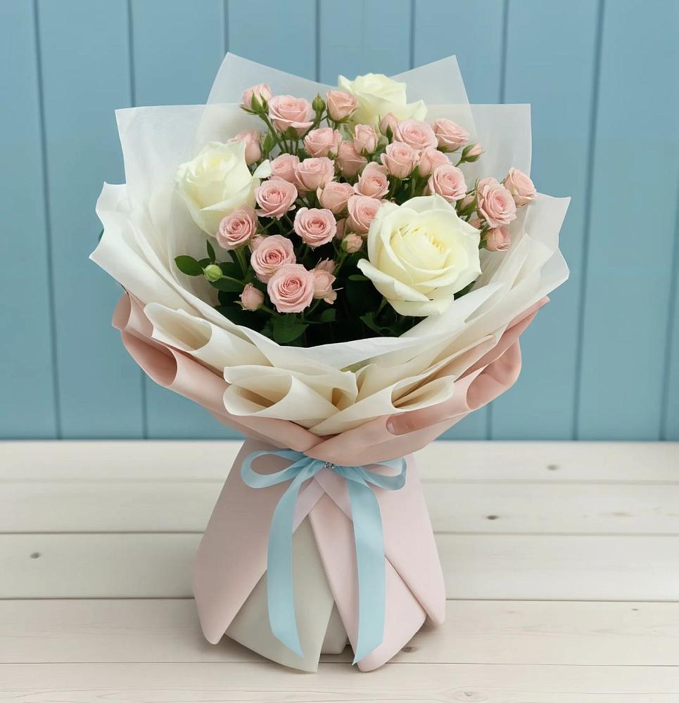 Букет цветов из: Розы в Камень-Рыболове