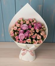 Букет цветов из:  Розы #REPLACE_PRED# Камень-Рыболове