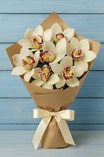 Букет цветов из:  Орхидеи и Розы в Камень-Рыболове